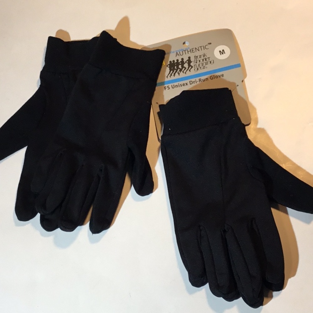 Frank Shorter 🆕 Running Gear Unisex Dry Run Glove. 2 pairs sz M,one in package